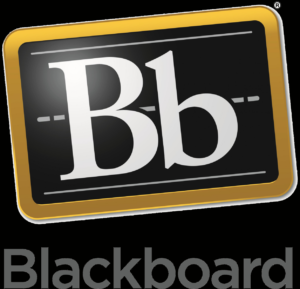 Blackboard Logo BB on Black Background